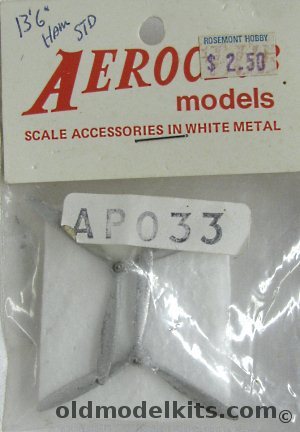 Aeroclub 1/72 (2) Hamilton Standard Three Blade Hydro 13'6 Diameter Propellers, APO33 plastic model kit